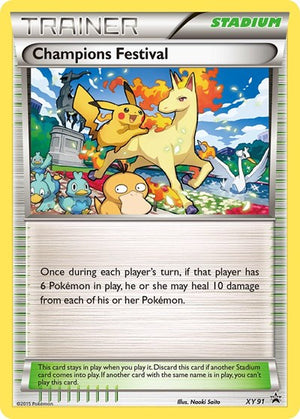 Pokemon TCG - XY Promos - Champions Festival - XY91