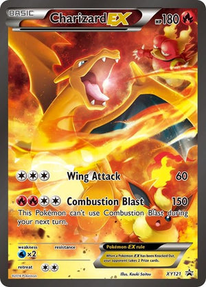 Pokemon TCG - XY Promos - Charizard EX - XY121 - XY121 - Holofoil