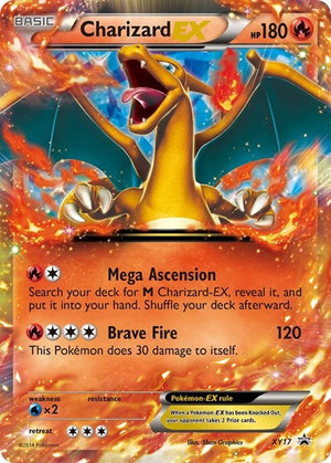 Pokemon TCG - XY Promos - Charizard EX - XY17 - XY17 - Holofoil
