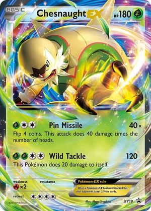 Pokemon TCG - XY Promos - Chesnaught EX - XY18 - XY18 - Holofoil
