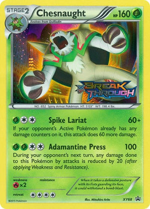 Pokemon TCG - XY Promos - Chesnaught - XY68 - Holofoil