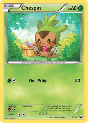 Pokemon TCG - XY Promos - Chespin - XY88 - Holofoil