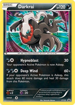 Pokemon TCG - XY Promos - Darkrai - XY22 - XY22 - Holofoil