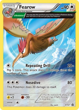 Pokemon TCG - XY Promos - Fearow - XY57 - Holofoil