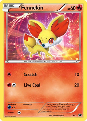 Pokemon TCG - XY Promos - Fennekin - XY02 - Holofoil