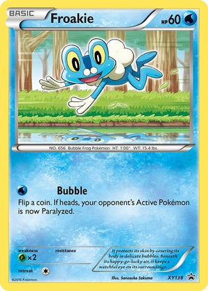 Pokemon TCG - XY Promos - Froakie - XY138 - XY138 - Holofoil