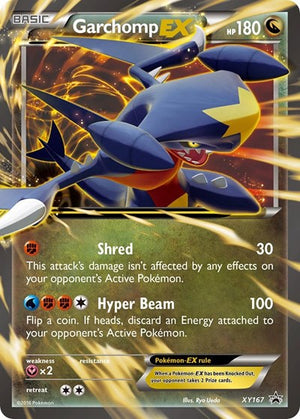 Pokemon TCG - XY Promos - Garchomp EX - XY167 - XY167 - Holofoil