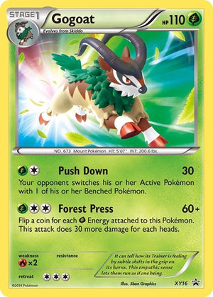 Pokemon TCG - XY Promos - Gogoat - XY16 - XY16 - Holofoil