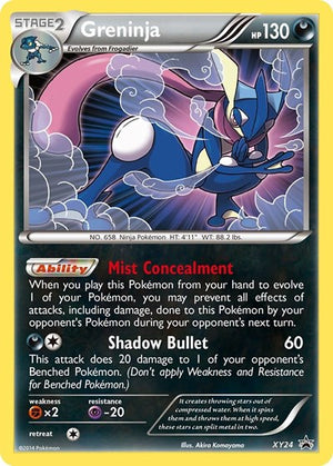 Pokemon TCG - XY Promos - Greninja - XY24 - XY24 - Holofoil