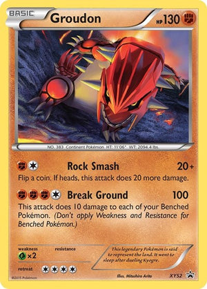 Pokemon TCG - XY Promos - Groudon - XY52 - XY52 - Holofoil