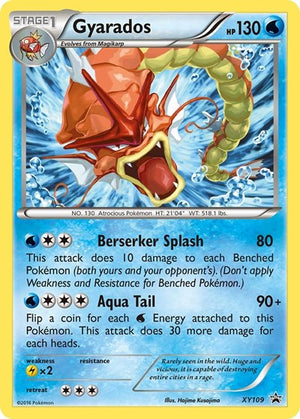 Pokemon TCG - XY Promos - Gyarados - XY109 - XY109 - Holofoil