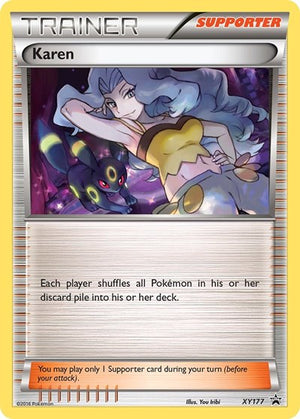 Pokemon TCG - XY Promos - Karen - XY177