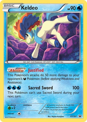 Pokemon TCG - XY Promos - Keldeo - XY191 - XY191 - Holofoil