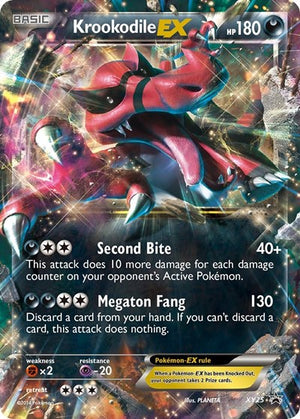 Pokemon TCG - XY Promos - Krookodile EX - XY25 - XY25 - Holofoil