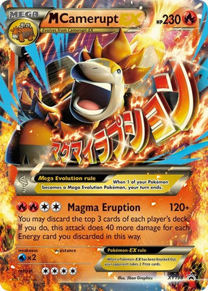 Pokemon TCG - XY Promos - M Camerupt EX - XY198 - XY198 - Holofoil