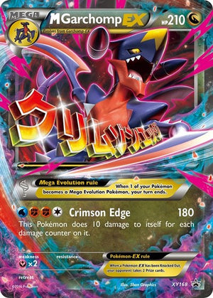 Pokemon TCG - XY Promos - M Garchomp EX - XY168 - XY168 - Holofoil