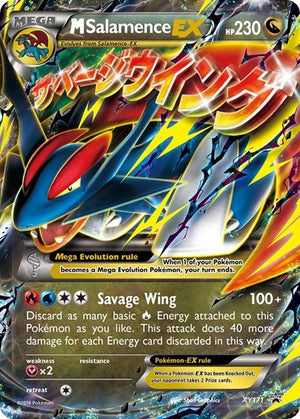 Pokemon TCG - XY Promos - M Salamence EX - XY171 - XY171 - Holofoil