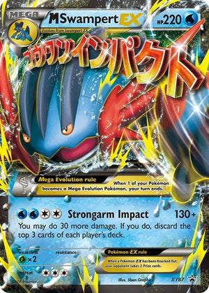 Pokemon TCG - XY Promos - M Swampert EX - XY87 - Holofoil