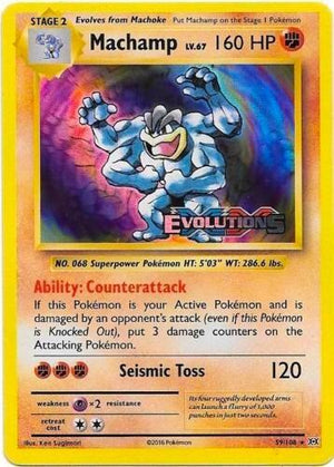 Pokemon TCG - XY Promos - Machamp - 59/108 - Holofoil