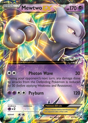 Pokemon TCG - XY Promos - Mewtwo EX - XY183 - XY183 - Holofoil