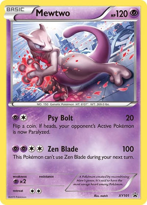 Pokemon TCG - XY Promos - Mewtwo - XY101 - XY101 - Holofoil