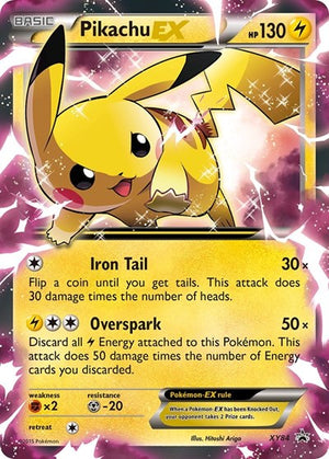 Pokemon TCG - XY Promos - Pikachu EX - XY84 - XY84 - Holofoil