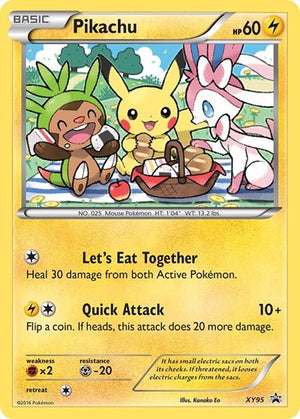 Pokemon TCG - XY Promos - Pikachu - XY95 - Holofoil