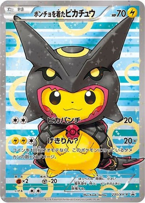 Pokemon TCG - XY Promos - Poncho-wearing Pikachu - 231/XY-P - 231/XY-P
