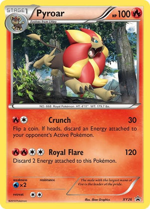 Pokemon TCG - XY Promos - Pyroar - XY26 - XY26 - Holofoil