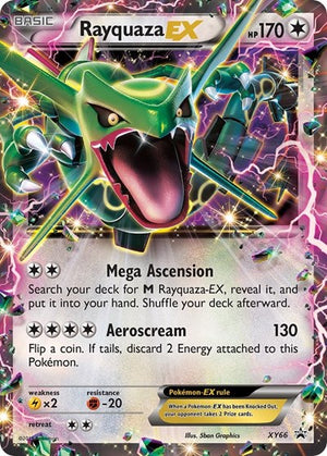 Pokemon TCG - XY Promos - Rayquaza EX - XY66 - XY66 - Holofoil