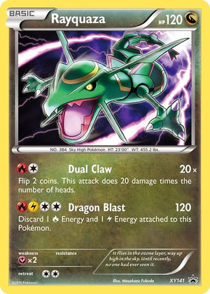 Pokemon TCG - XY Promos - Rayquaza - XY141 - XY141 - Holofoil