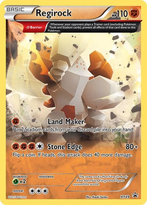 Pokemon TCG - XY Promos - Regirock - XY49 - XY49 - Holofoil