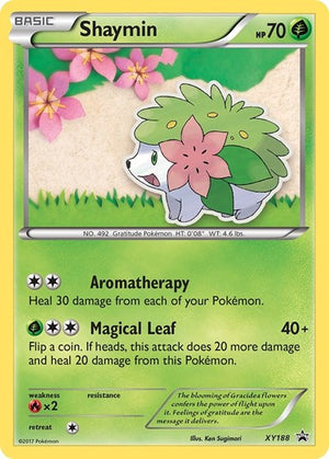 Pokemon TCG - XY Promos - Shaymin - XY188 - XY188 - Holofoil