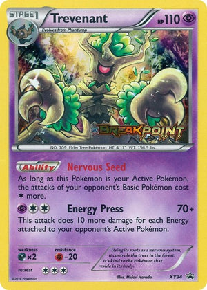 Pokemon TCG - XY Promos - Trevenant - XY94 - Holofoil