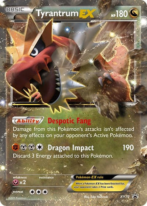 Pokemon TCG - XY Promos - Tyrantrum EX - XY70 - Holofoil