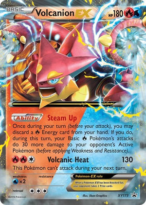 Pokemon TCG - XY Promos - Volcanion EX - XY173 - Holofoil
