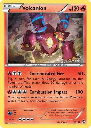 Pokemon TCG - XY Promos - Volcanion - XY164 - XY164 - Holofoil