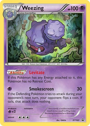 Pokemon TCG - XY Promos - Weezing - XY163 - XY163 - Holofoil