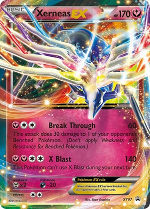 Pokemon TCG - XY Promos - Xerneas EX - XY07 - XY07 - Holofoil