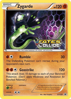 Pokemon TCG - XY Promos - Zygarde - XY129 - Holofoil