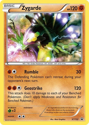 Pokemon TCG - XY Promos - Zygarde - XY152 - Holofoil