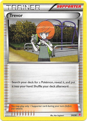 Pokemon TCG - XY Trainer Kit - Bisharp & Wigglytuff - Trevor - 24/30