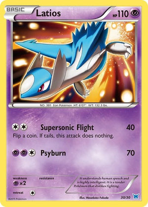 Pokemon TCG - XY Trainer Kit - Latias & Latios - Latios - 30/30 - Holofoil