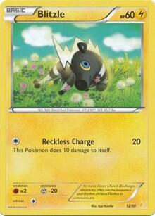Pokemon TCG - XY Trainer Kit - Pikachu Libre & Suicune - Blitzle - 26/30