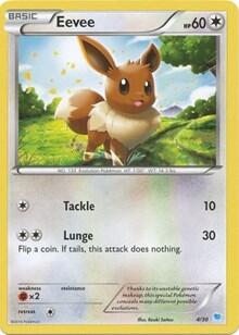 Pokemon TCG - XY Trainer Kit - Pikachu Libre & Suicune - Eevee - 4/30