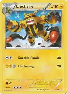 Pokemon TCG - XY Trainer Kit - Pikachu Libre & Suicune - Electivire - 4/30