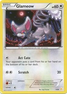Pokemon TCG - XY Trainer Kit - Pikachu Libre & Suicune - Glameow - 27/30