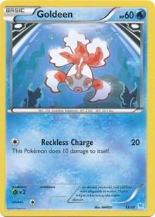 Pokemon TCG - XY Trainer Kit - Pikachu Libre & Suicune - Goldeen - 26/30