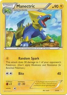 Pokemon TCG - XY Trainer Kit - Pikachu Libre & Suicune - Manectric - 22/30