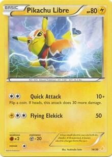 Pokemon TCG - XY Trainer Kit - Pikachu Libre & Suicune - Pikachu Libre - 14/30